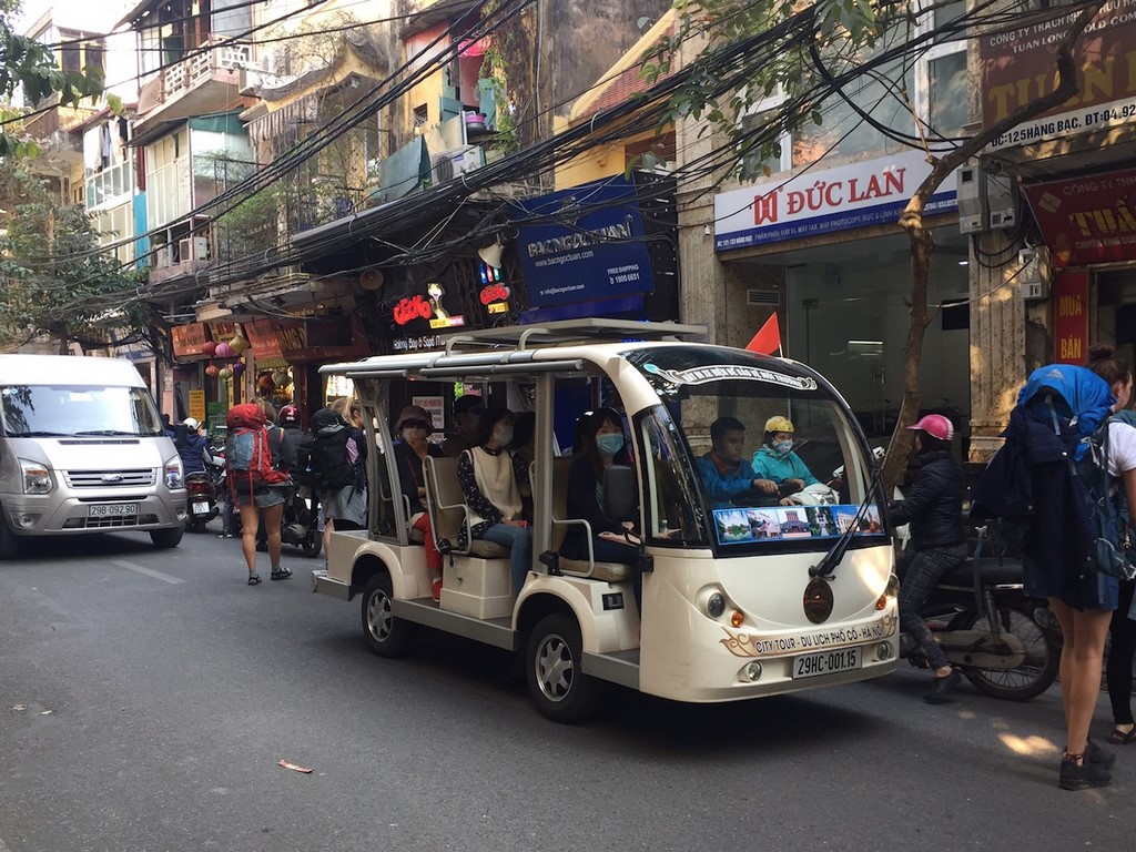 Exploring Hanoi by Electric Car