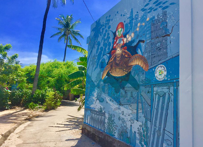 New Village Paints Are Proving A Hit With Tourists.