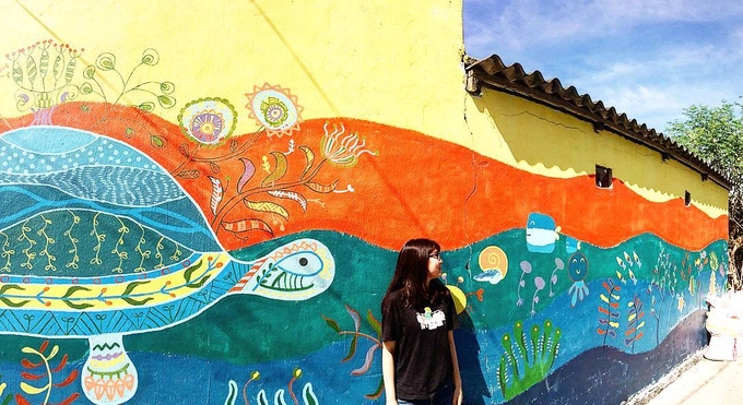 New Village Paints Are Proving A Hit With Tourists.