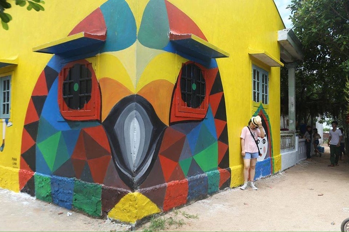 New Village Paints Are Proving A Hit With Tourists.
