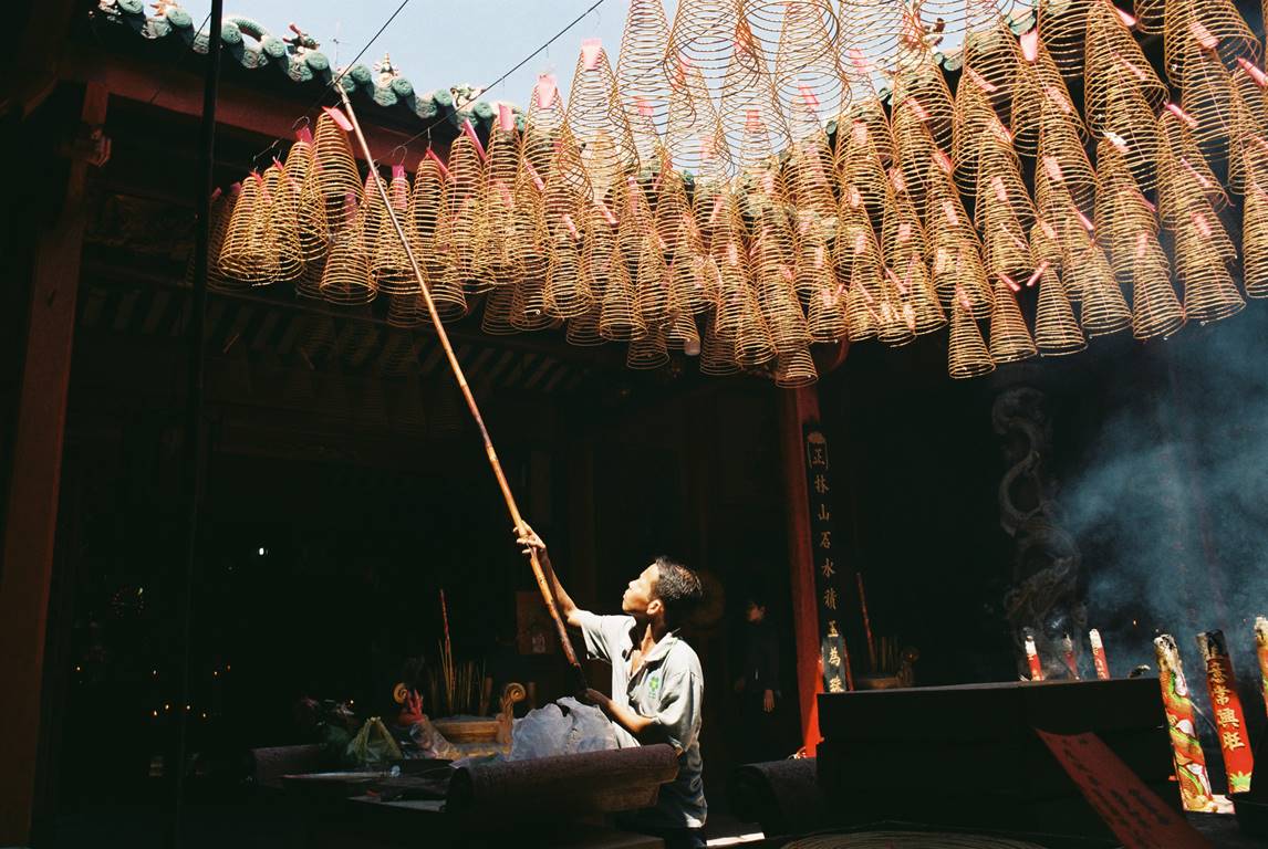 Inside Chinese Ong Temple In Can Tho