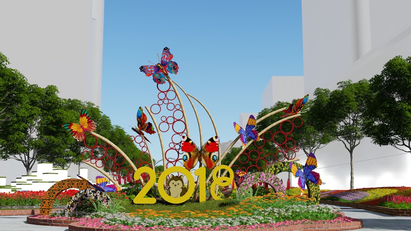 Lunar New Year: Nguyen Hue Street Has New Look
