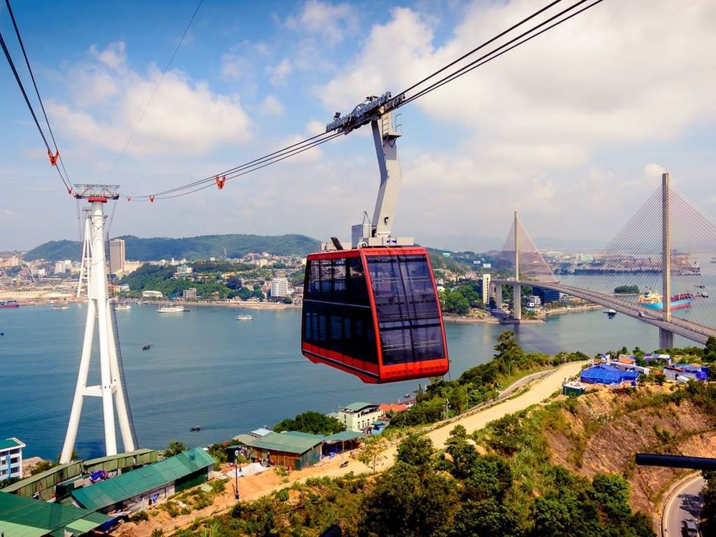 Panorama of Halong city from Queen Slings